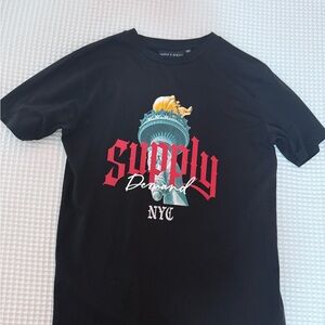 Supply & Demand Black T-Shirt